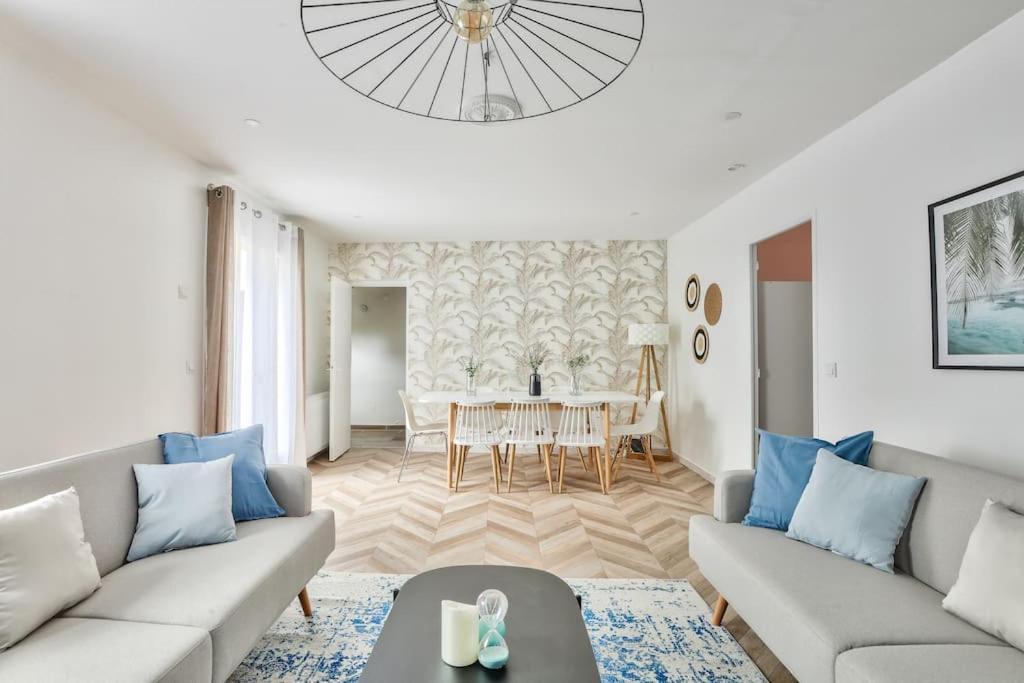 Parking Prive Gratuit - 15Mn Paris - Gare A Pied En 5Mn - Tout Equipee - Terrasse - Jardin - Stade De France - Casino D'Enghien - Hippodrome, Universite Epinay-sur-Seine Exterior photo