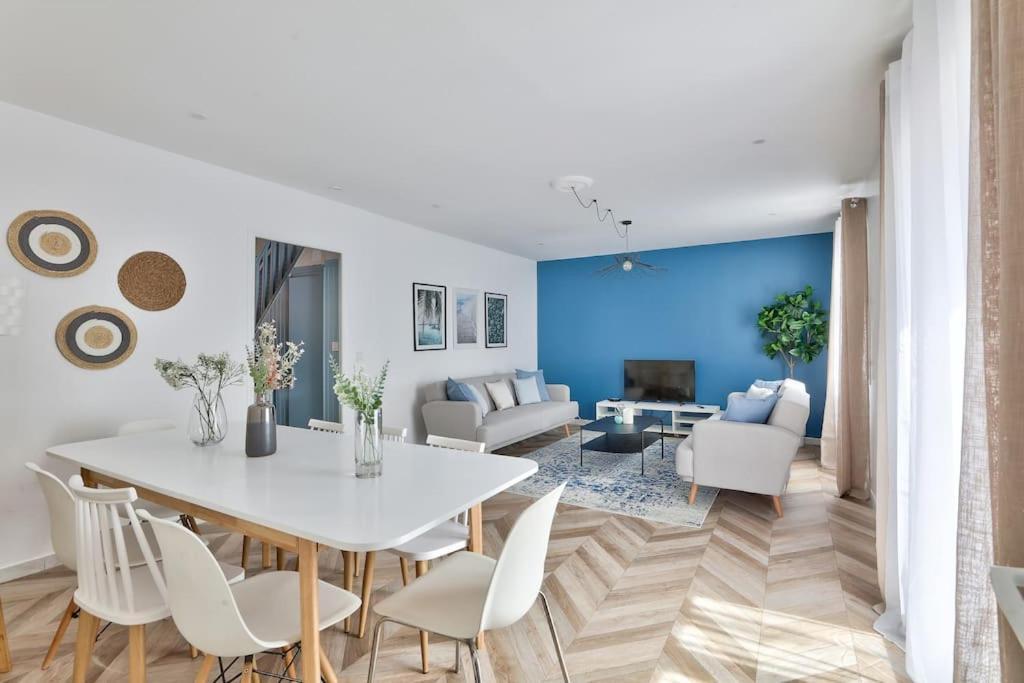 Parking Prive Gratuit - 15Mn Paris - Gare A Pied En 5Mn - Tout Equipee - Terrasse - Jardin - Stade De France - Casino D'Enghien - Hippodrome, Universite Epinay-sur-Seine Exterior photo